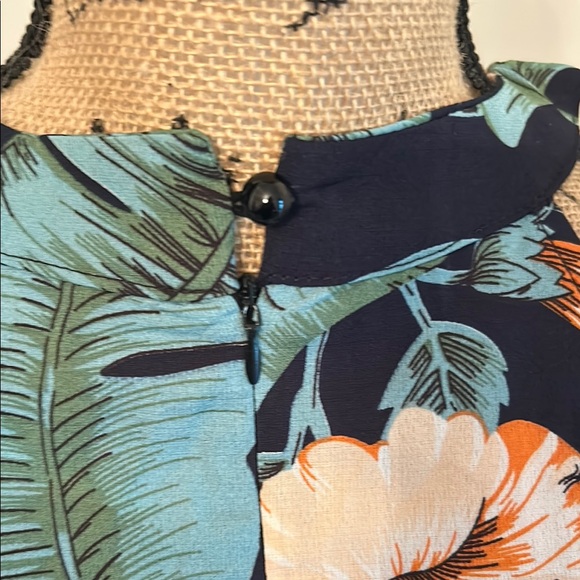 Floral Maxi Dress Halter Dress with Tie Waist - Picture 4 of 9